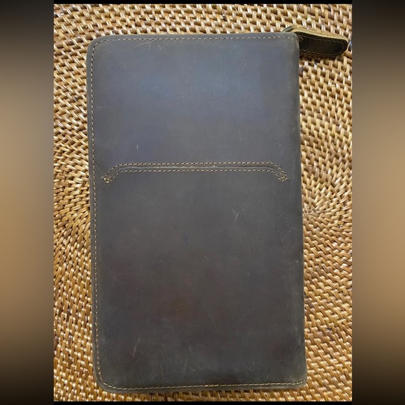 Travel document organizer from real leather - Picture 3 of 3